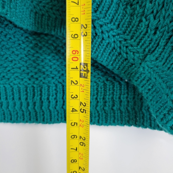 Vtg Gitano Womens L Pullover V Neck Sweater With Shoulder Pads - Picture 4 of 10